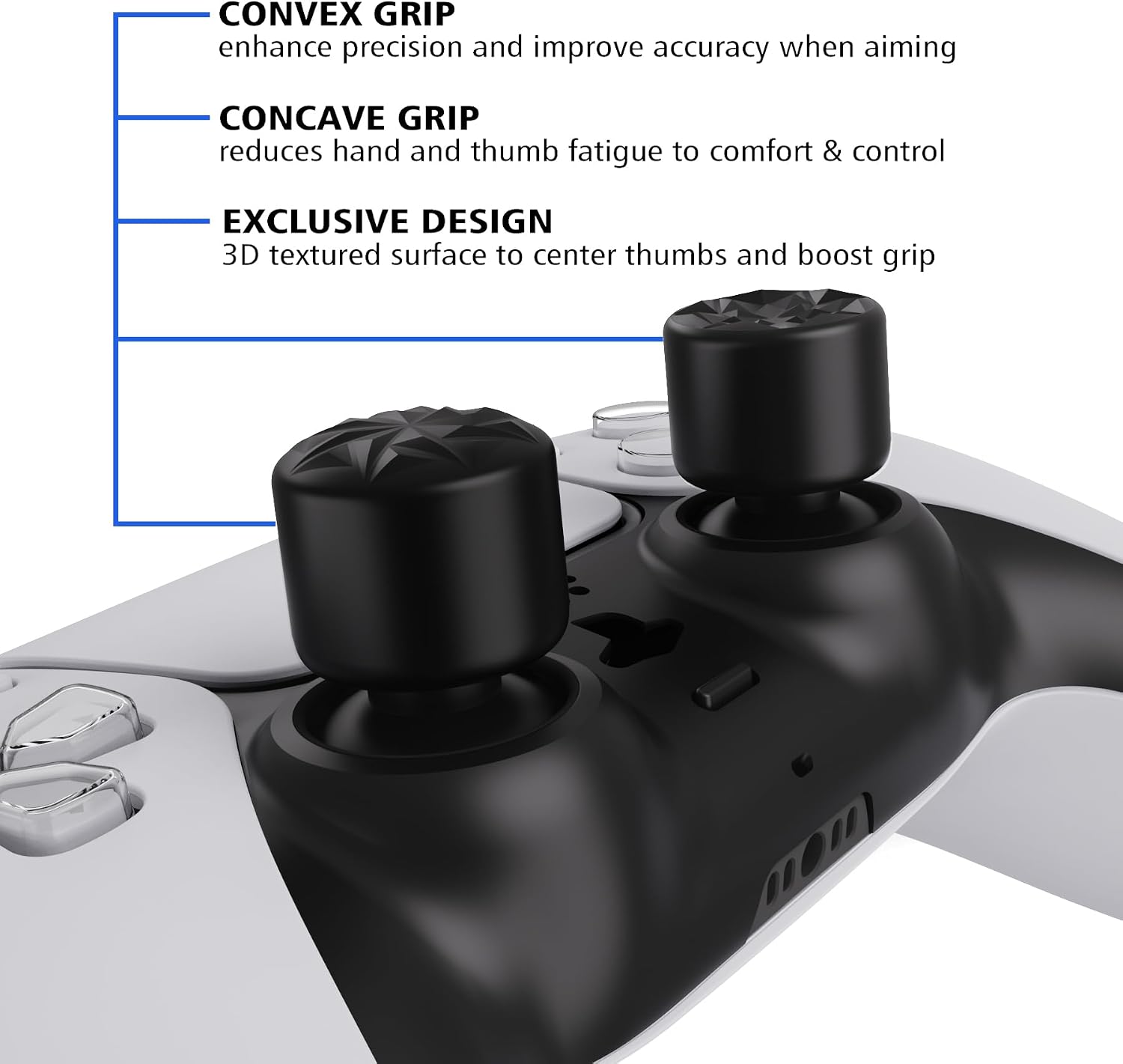 Thumbnail 5 de PlayVital Thumbstick Grips 10‑pack
