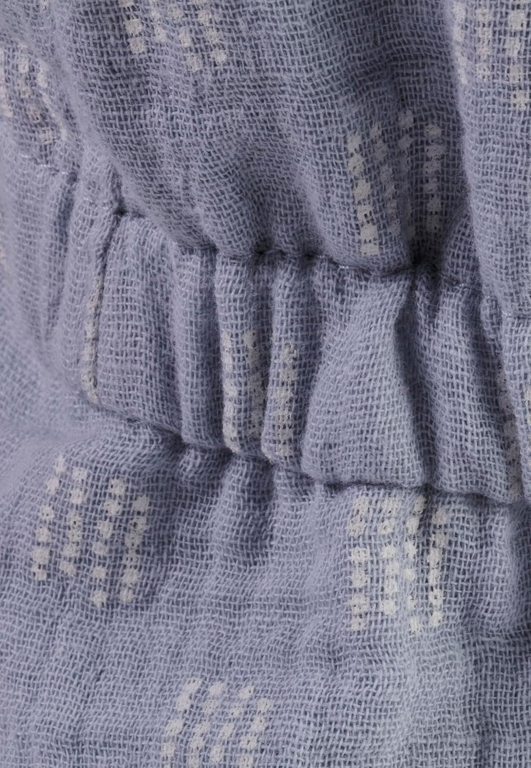 Detalle de Sterntaler Casquette à Pois en Mousseline avec Protection de la Nuque et Cordon de Serrage – Garçon