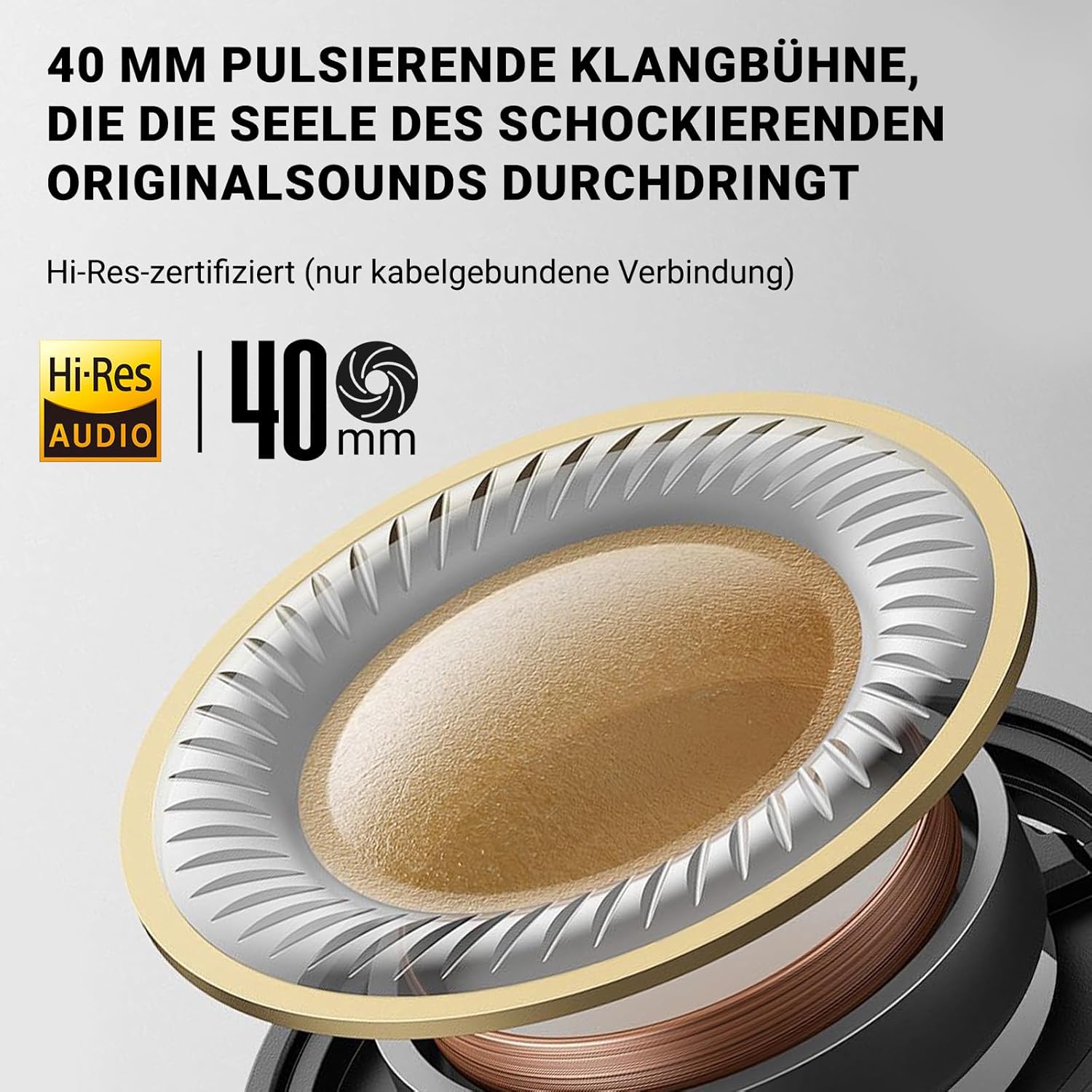 Thumbnail 2 de Edifier V80 Hybrid Over-Ear-Kopfhörer (Bluetooth 5.4) mit aktiver Geräuschunterdrückung