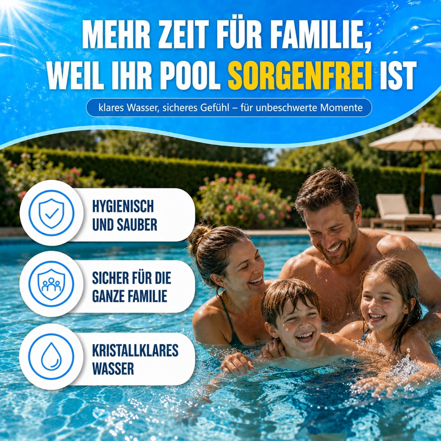 Thumbnail 5 de TerraUno Flockungsmittel Pool Kartuschen – 8 Stück 125 g | klares Wasser mit Sandfilter