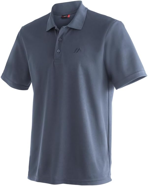 Detalle 2 de Maier Sports Ulrich Herren Poloshirt – leichter Piqué mit Dryprotec und NFC-Chip