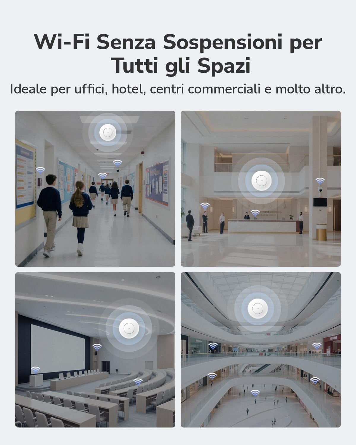 Thumbnail 3 de Cudy BE11000 Wi‑Fi 7 tri-band access point