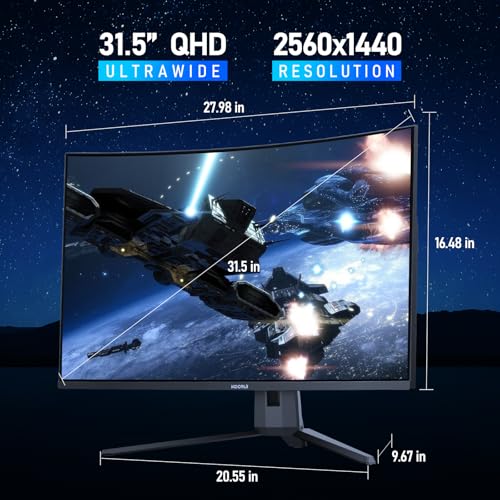 Thumbnail 6 de KOORUI Monitor Gaming Curvo 31,5" QHD 170 Hz