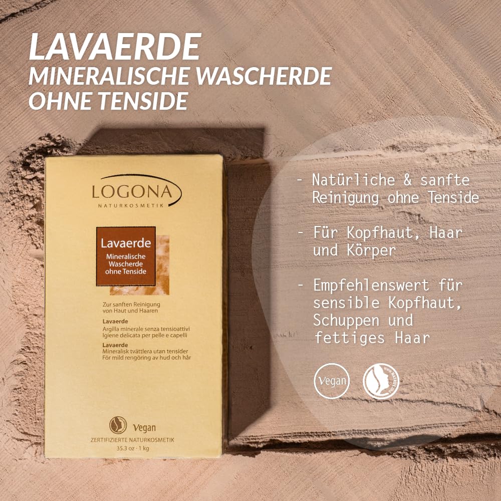 Detalle de LOGONA Naturkosmetik Lavaerde Pulver 1kg