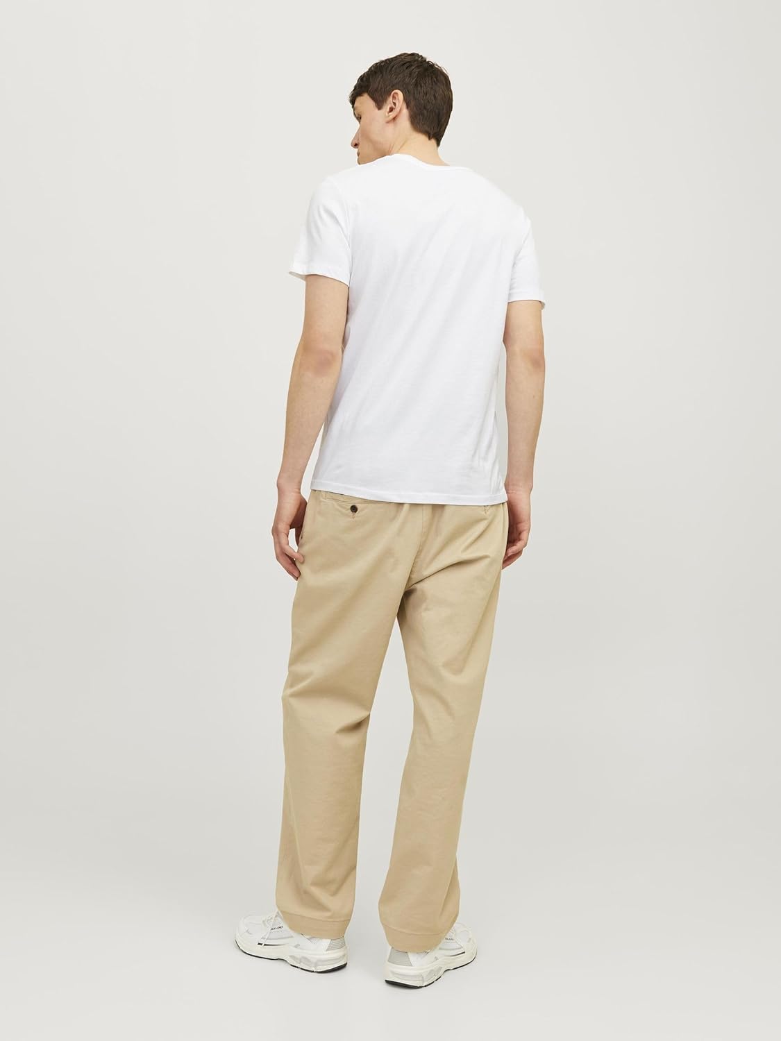 Detalle de JACK & JONES Logo T-Shirt aus 100% Baumwolle
