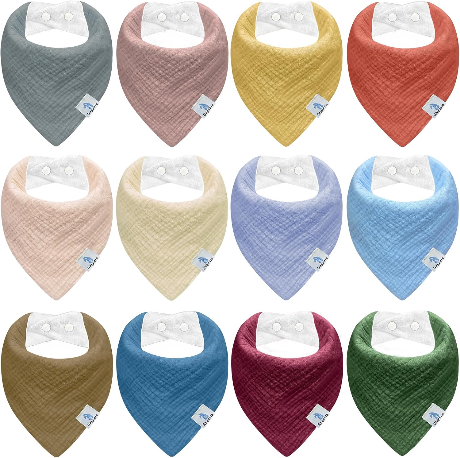 Detalle de Ghguole Lätzchen 12er Pack für Babys