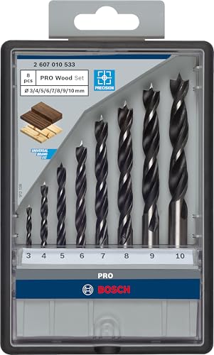 Detalle 2 de Bosch 2 607 010 533 - Set 8 brocas madera 🔩