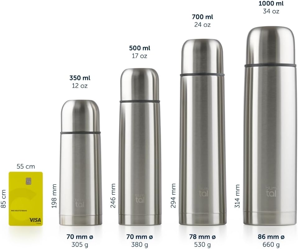 Detalle 2 de Blumtal thermosbeker 500 ml, donkergroen, lekvrij en dubbelwandig