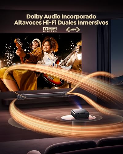 Thumbnail 2 de WiMiUS P62 Pro: proyector Smart 4K con enfoque/keystone automático, Netflix incluido y sonido Dolby