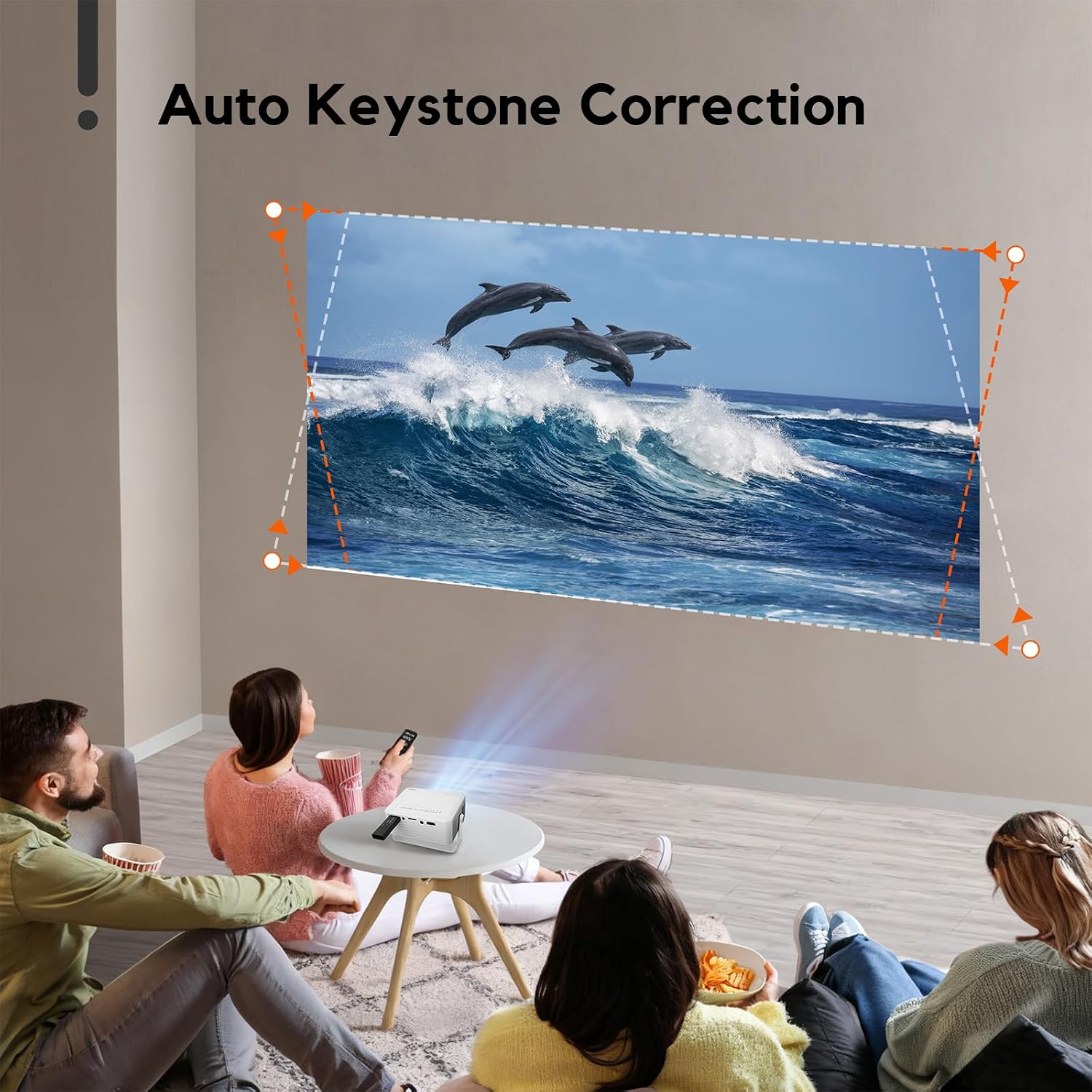 Detalle 2 de AKIYO mini projector 1080P