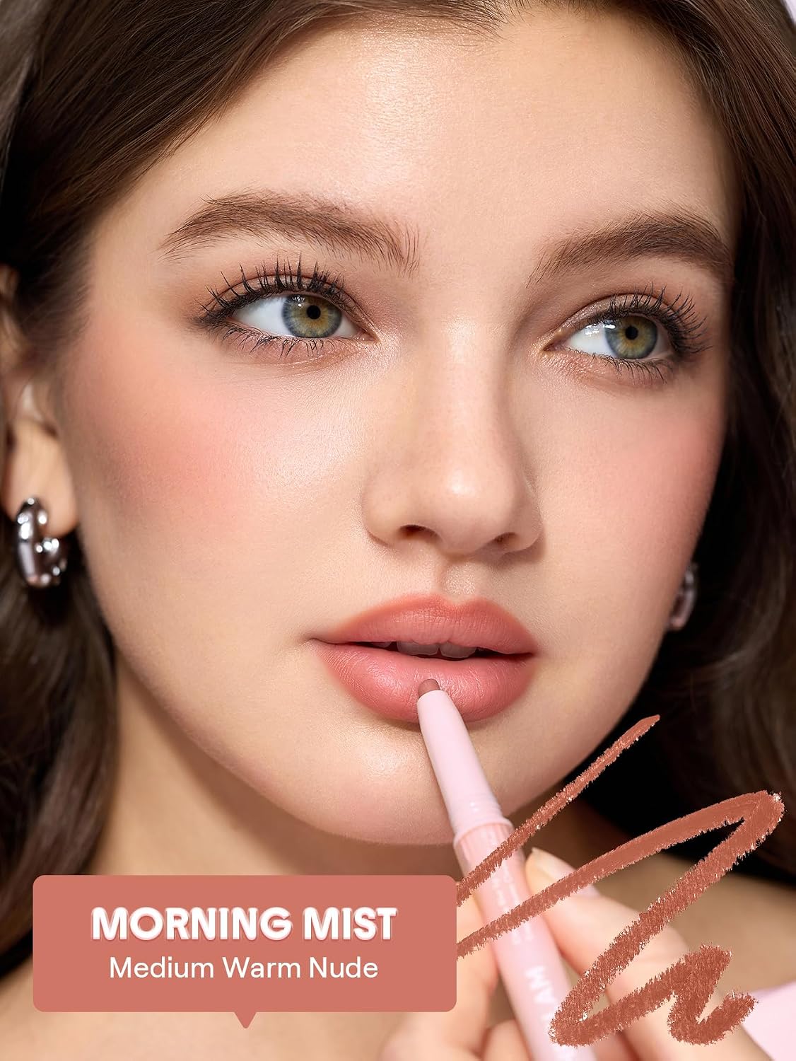Detalle de SHEGLAM Cloudline Blur Lip Liner sb25042896940086129, Morning Mist, Soft-Blur Finish