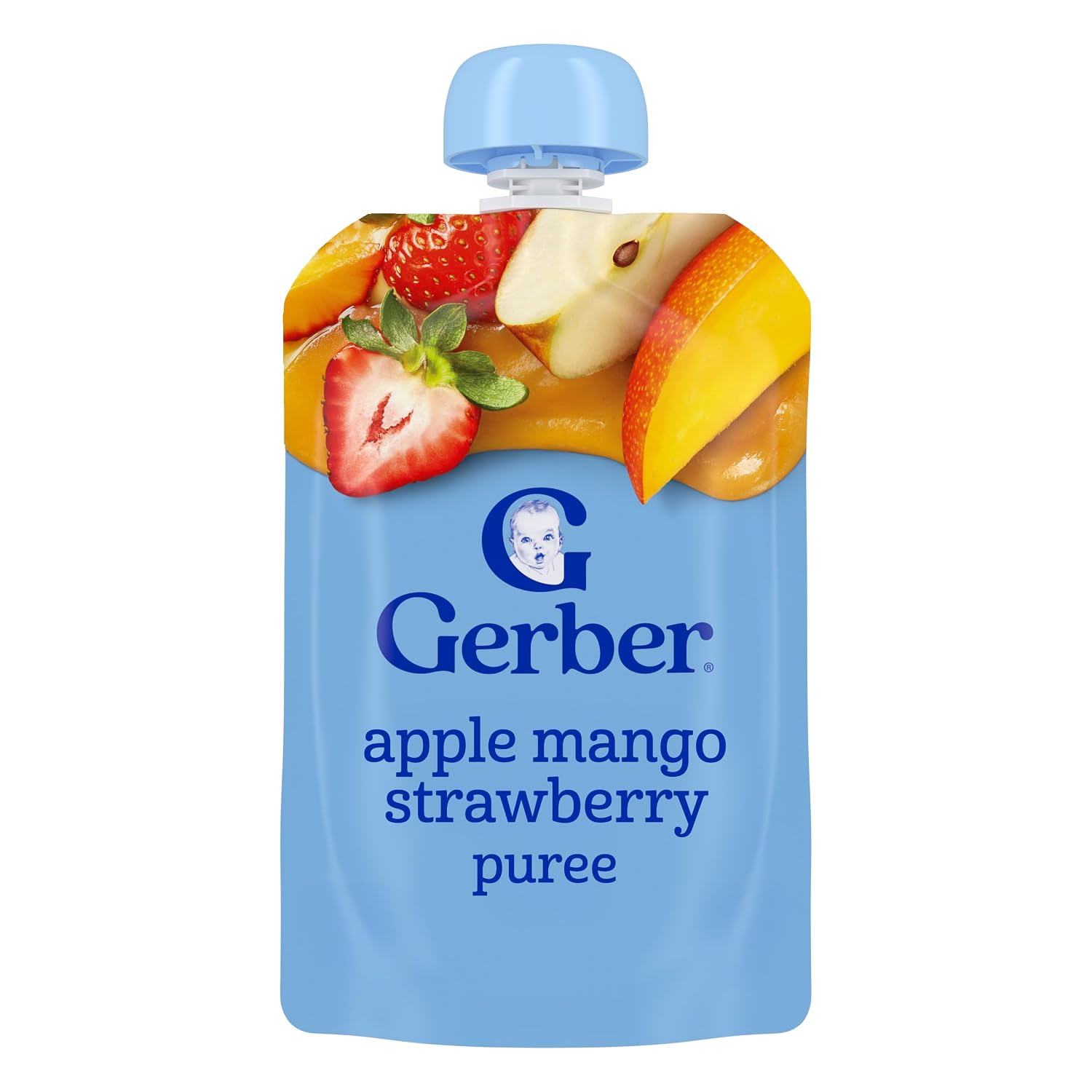 Detalle de Gerber Fruit Puree Pouches, 3.5 oz