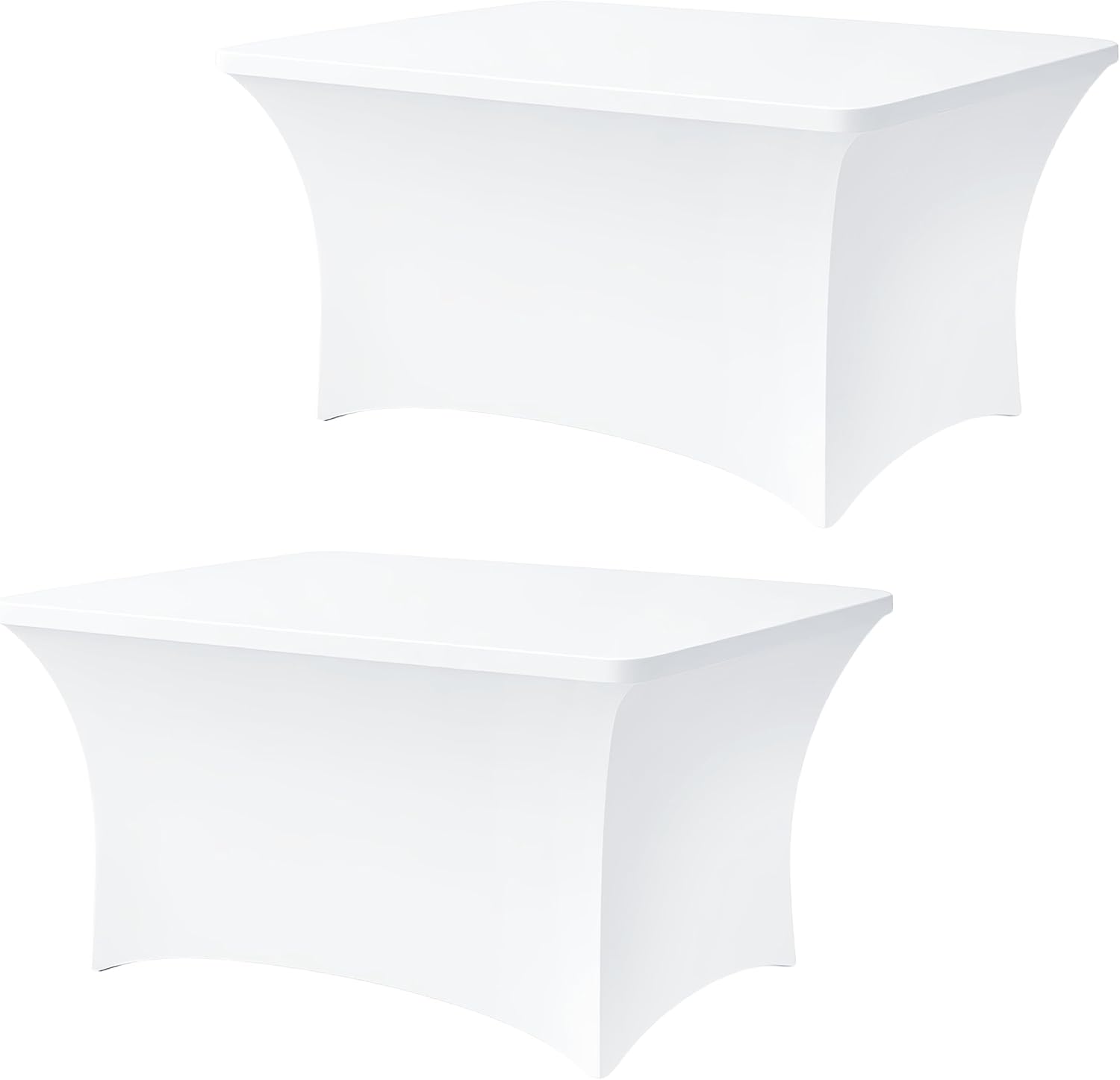 Thumbnail 1 de Lemict Rectangle Tablecloth 60" x 84" (Black) – Washable, Wrinkle-Free, 6 Pack