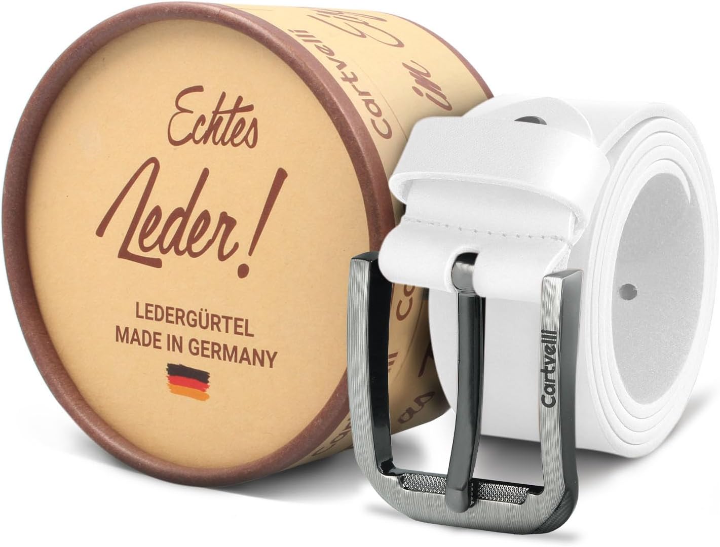 Detalle 2 de Cartvelli Premium Ledergürtel Herren 40mm