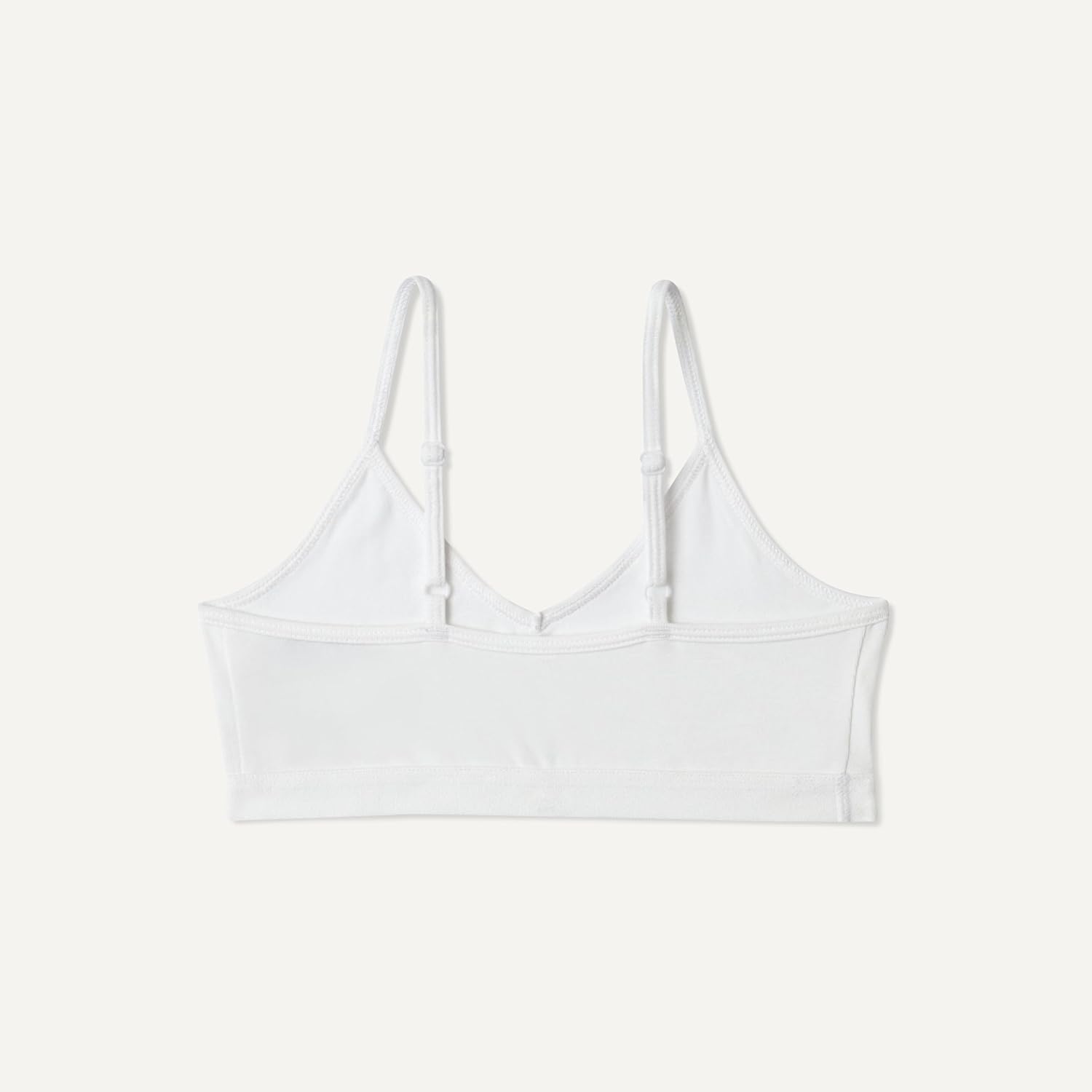 Detalle de Amazon Essentials Mädchen Bustier, Trainings-Bralette aus Baumwoll-Jersey – 2er Pack