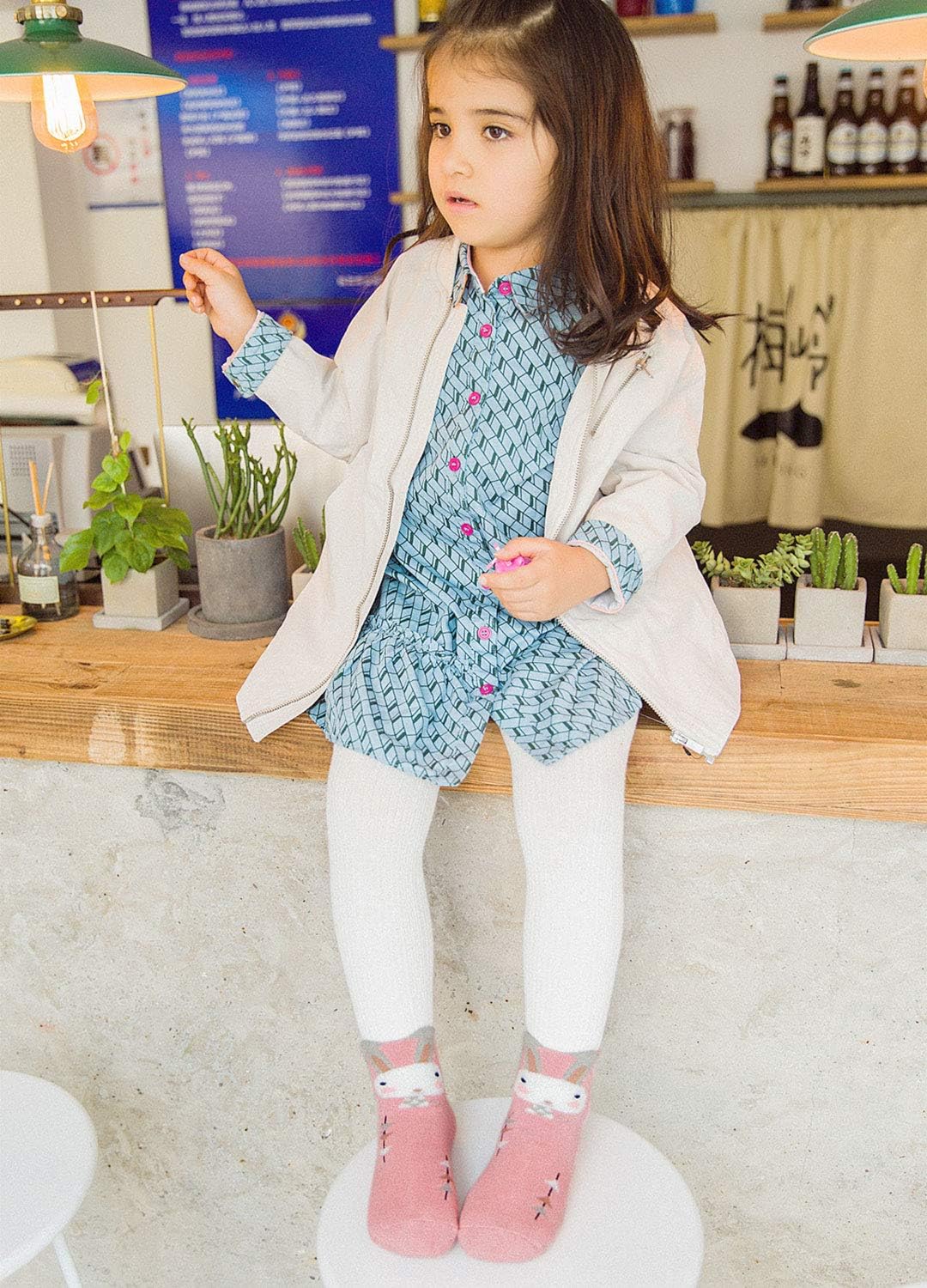 Detalle de LOFIR Chaussettes Chaudes en Coton pour Enfants – 6 paires, tailles 20–34, douceur et chaleur pour l’hiver