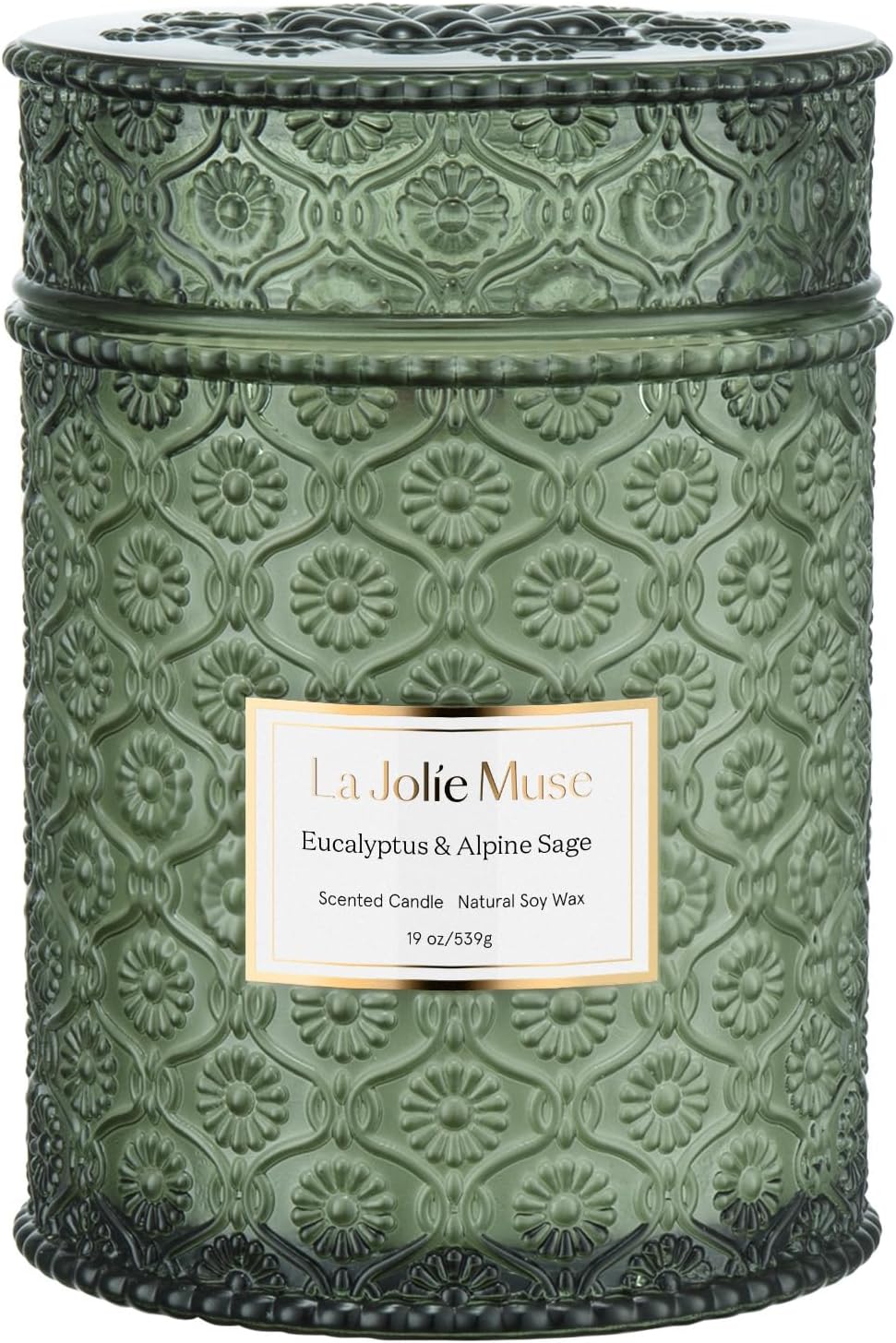 Thumbnail 6 de LA Jolie Muse Eucalyptus & Alpine Sage Candle 19 oz