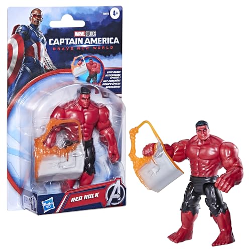 Detalle 2 de Marvel Avengers Epic Hero Series Captain America: Brave New World — Figura Hulk Rojo