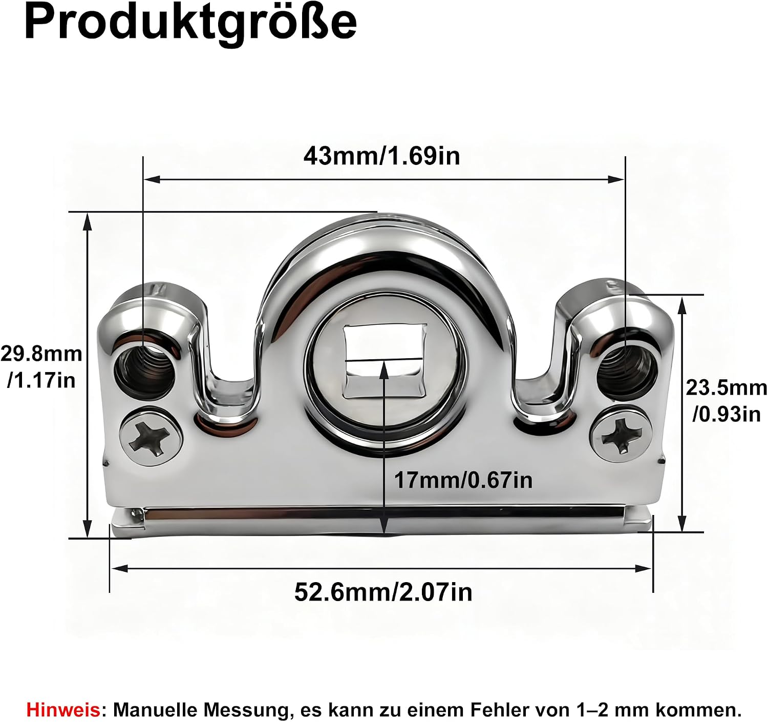 Thumbnail 1 de Siegenia (SI AUBI) Schneckengehäuse als schraubbares Ersatzteil für Fenstergetriebe und Balkontür