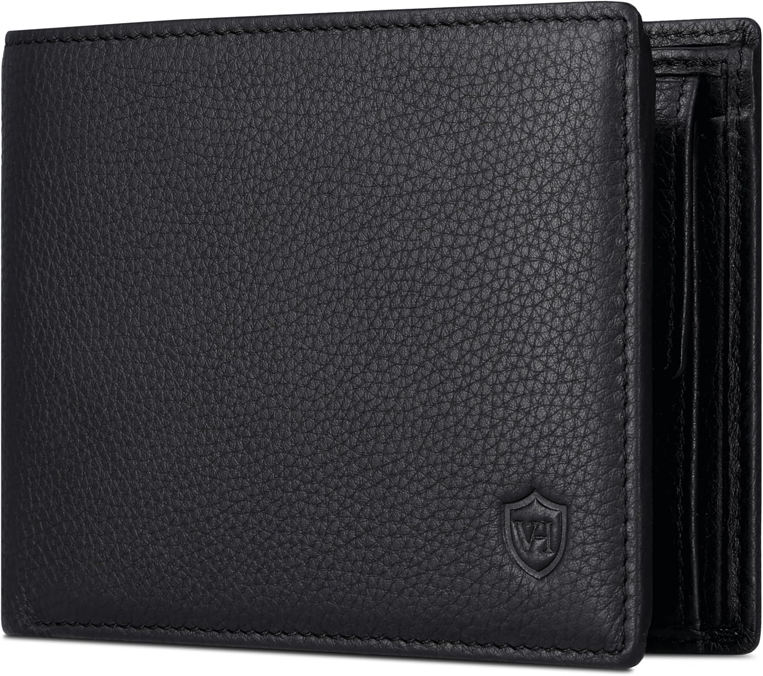 Detalle de VON HEESEN Leder Geldbörse 12×9,5×2 cm 👛