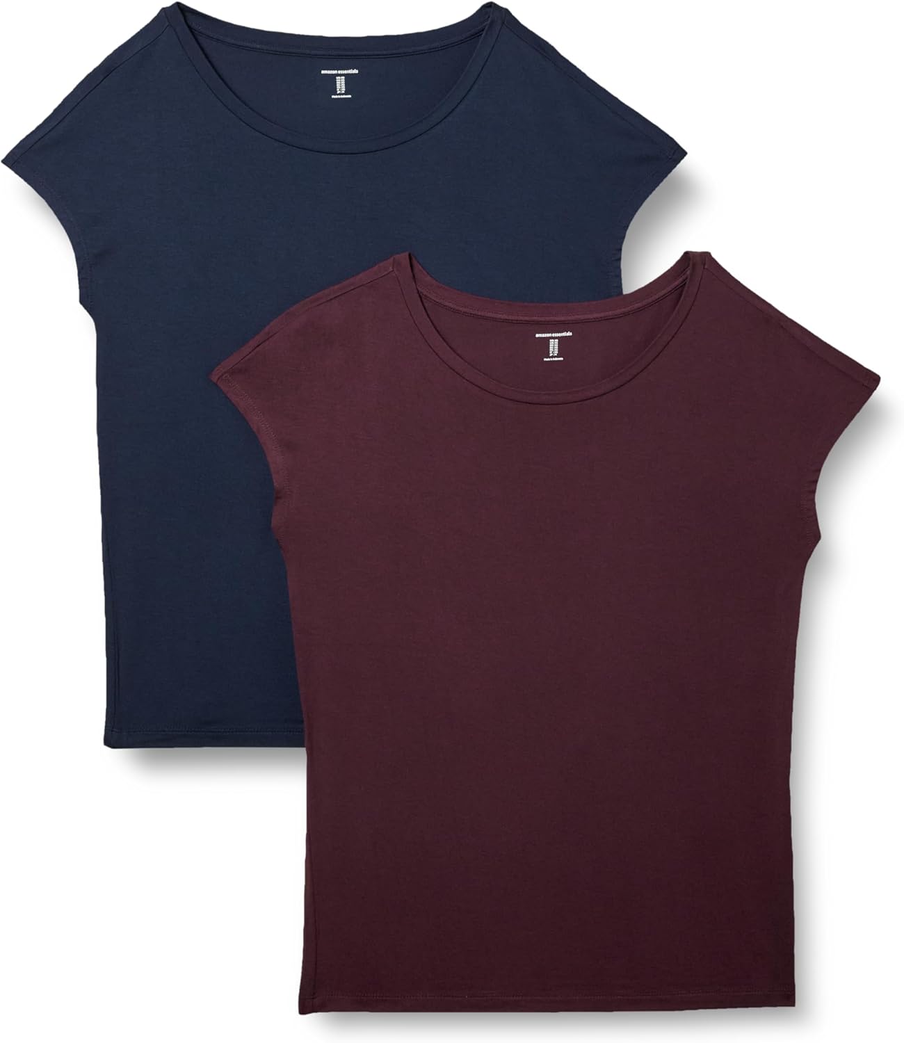 Thumbnail 6 de Amazon Essentials Damen Regular-Fit Kurzarm-T-Shirt mit U-Boot-Ausschnitt – Jersey-Damen-Tee