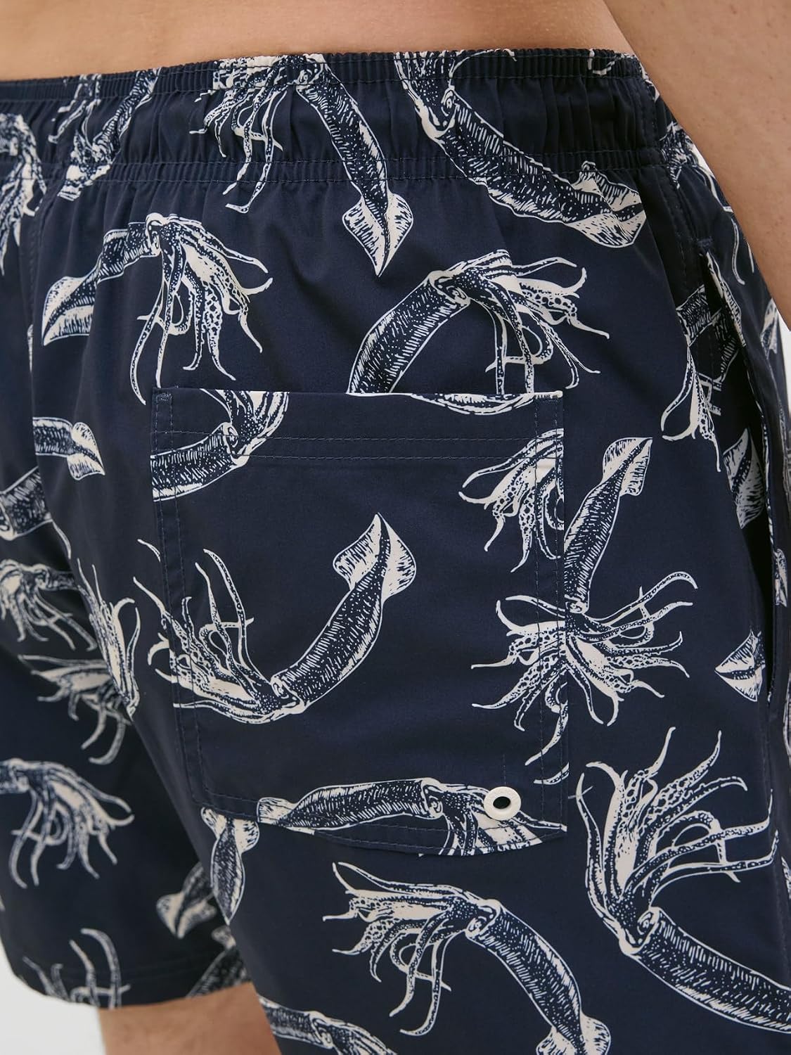 Detalle de Jack & Jones Jpstmaui Jjswim Mature AOP AKM SN Uomo – Pantaloncini da mare con cintura fissa