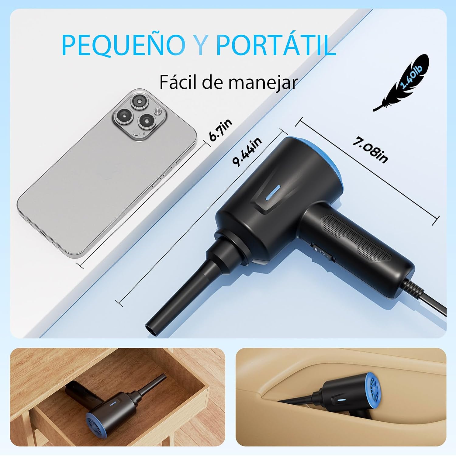 Thumbnail 6 de Soplador de Polvo Eléctrico Goweto 5.74oz