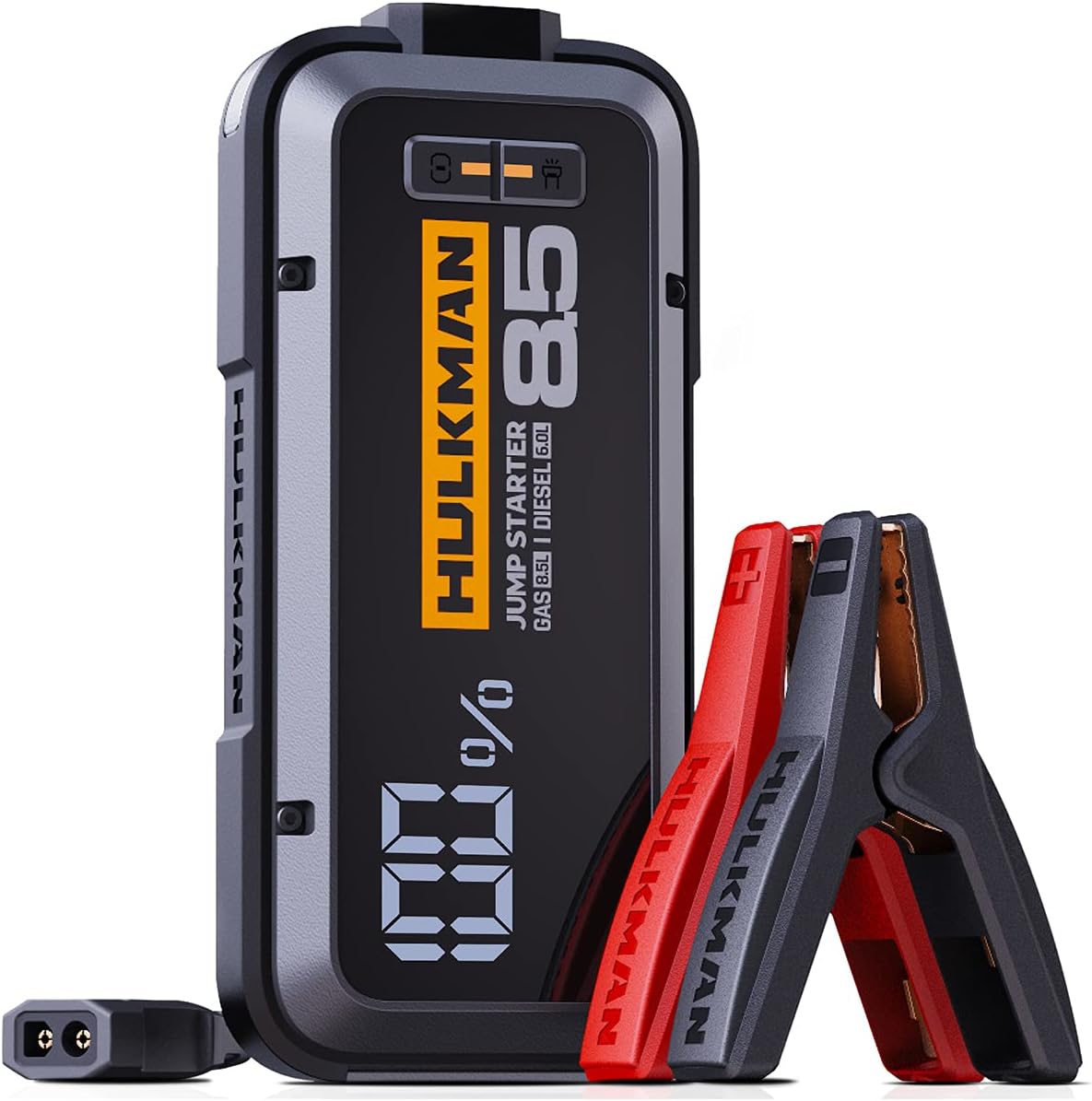 HULKMAN Alpha85 Grigio Spazio: Avviatore di Emergenza Intelligente 2000A, 74Wh