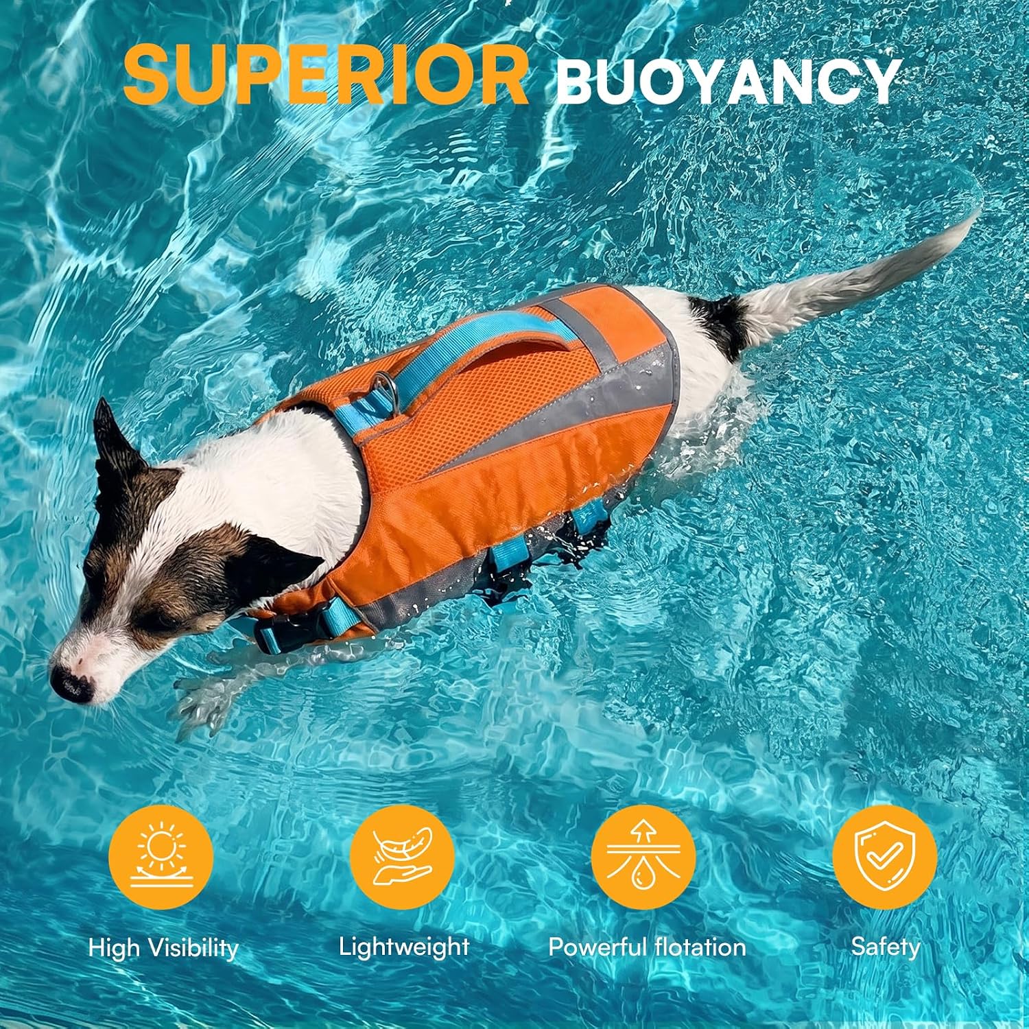 Detalle de Queenmore Dog Life Vest, Size S