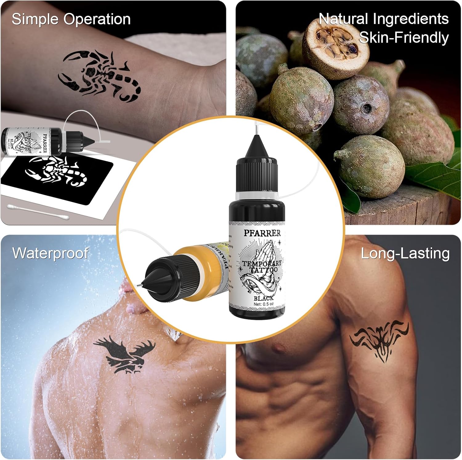 Thumbnail 3 de Kit Tatouage Éphémère 12 Encres Professionnelles