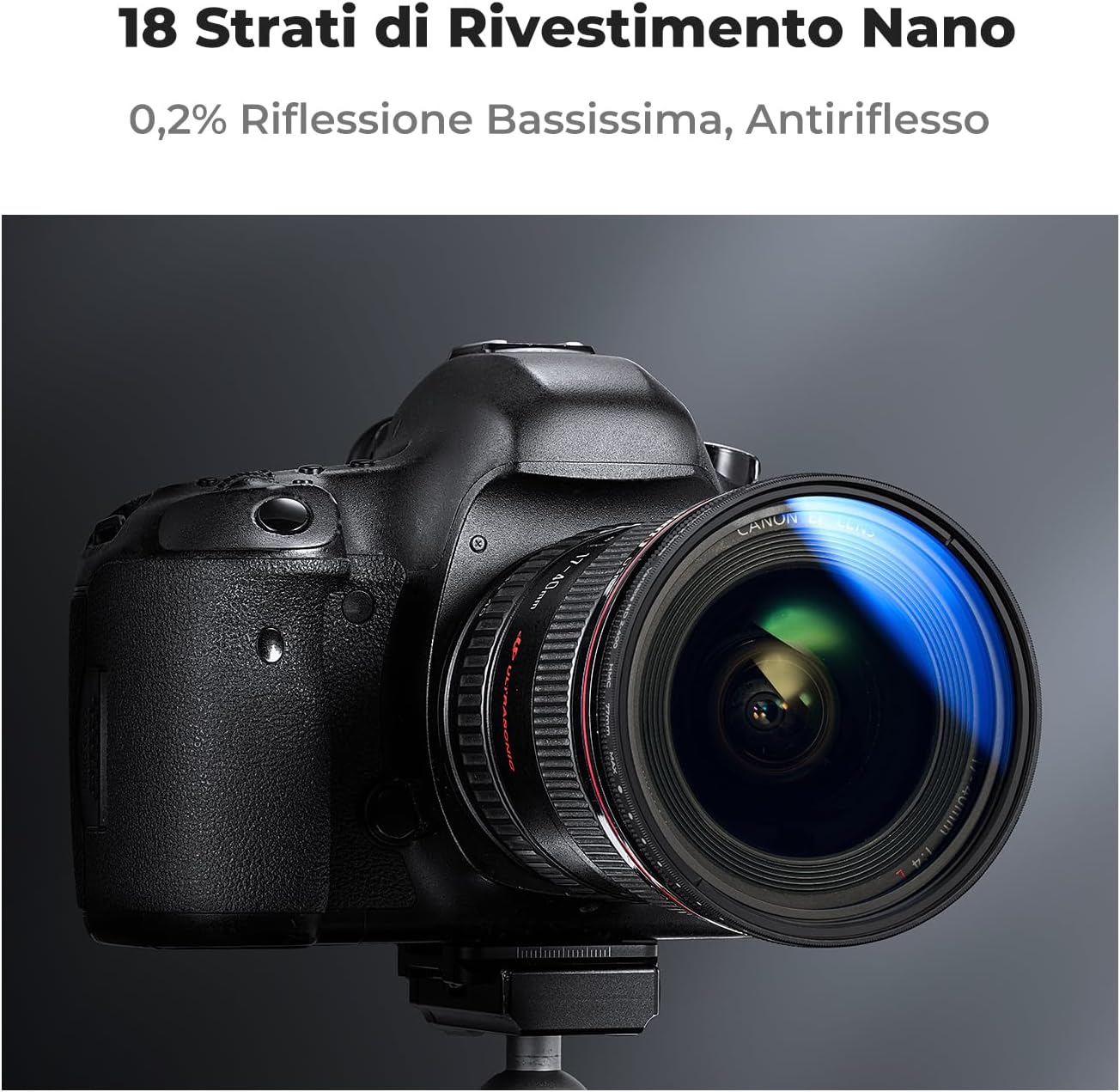 Thumbnail 5 de K&F CONCEPT Nano-Klear 46mm Filtro ND Variabile 1-9 Stop