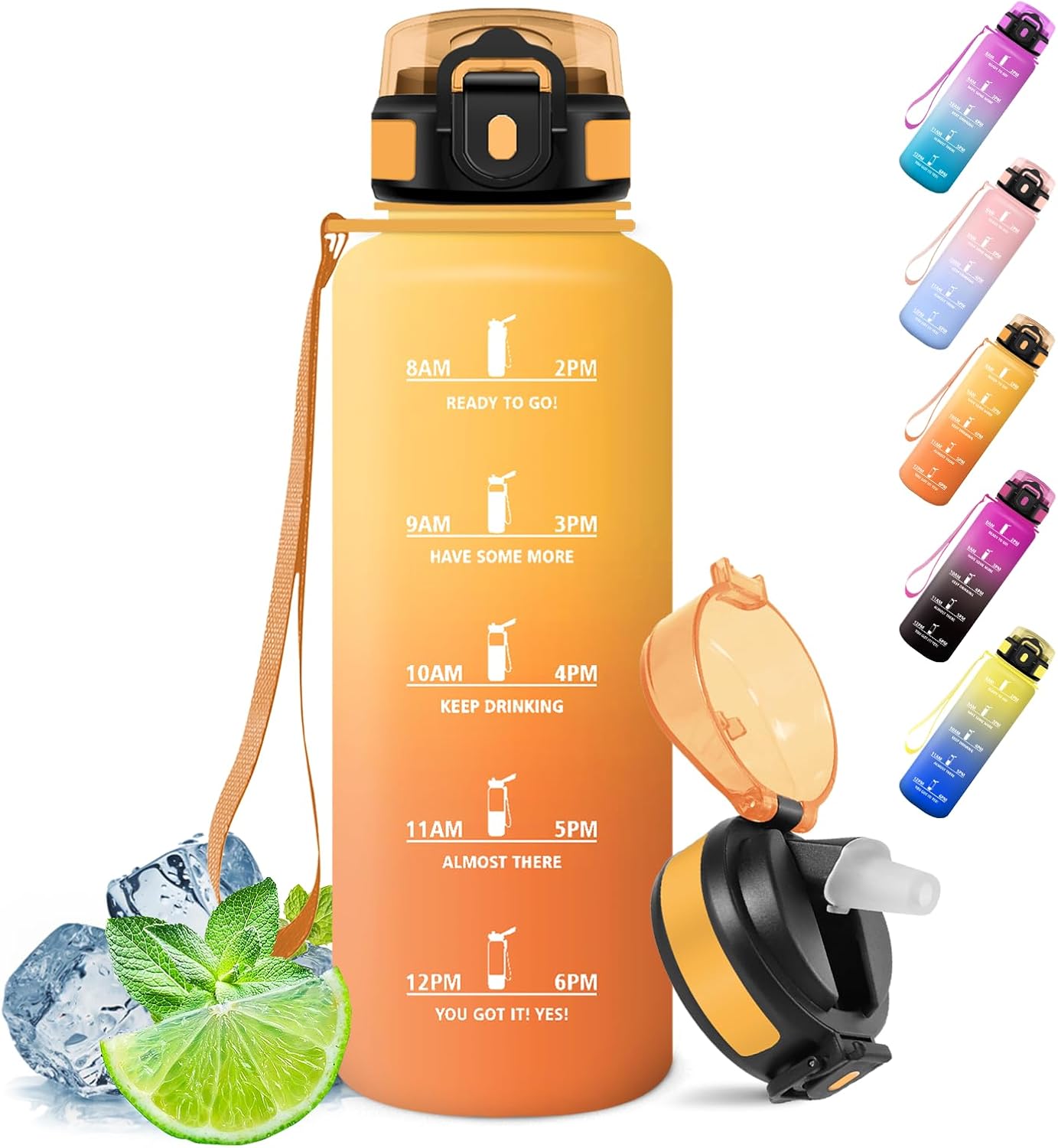 Detalle de Motswedi Gourde Sport 1500ml pour randonnée 🚰