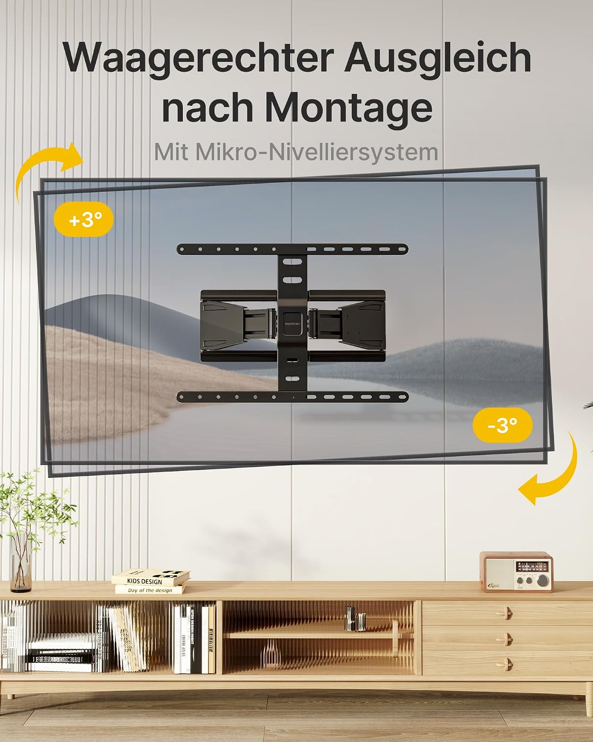 Thumbnail 5 de monTEK Ultra Slim Wandhalterung 43–90