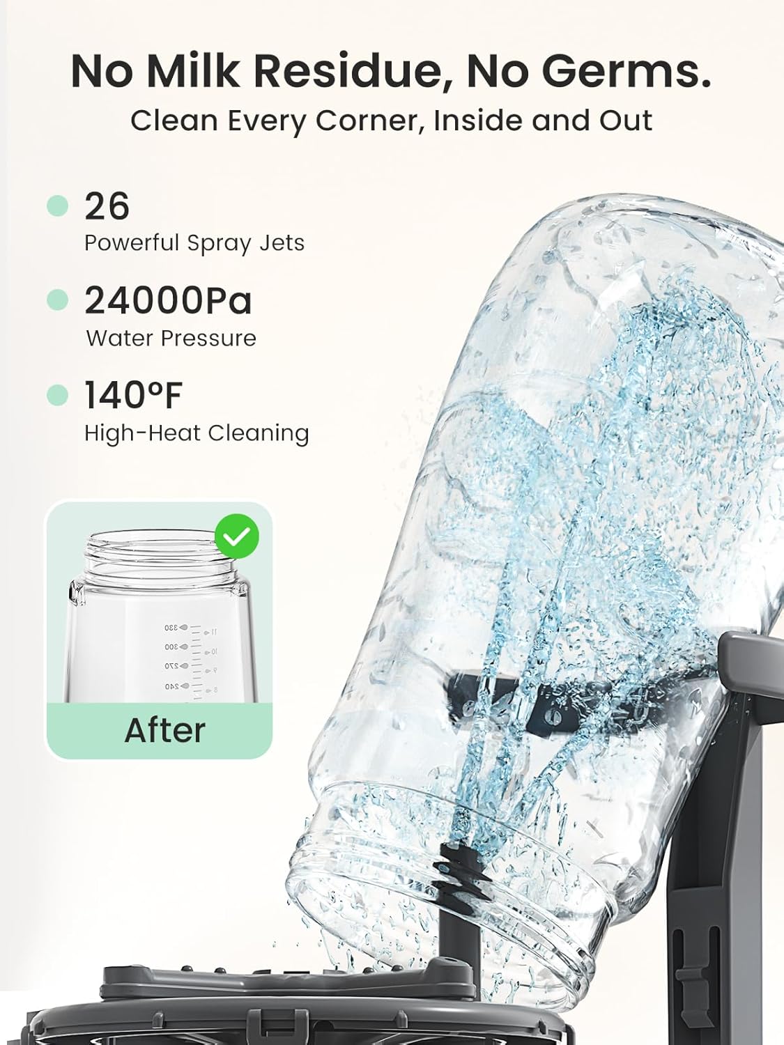 Thumbnail 2 de Grownsy EaseClean Bottle Washer Pro 3-in-1 steriliser