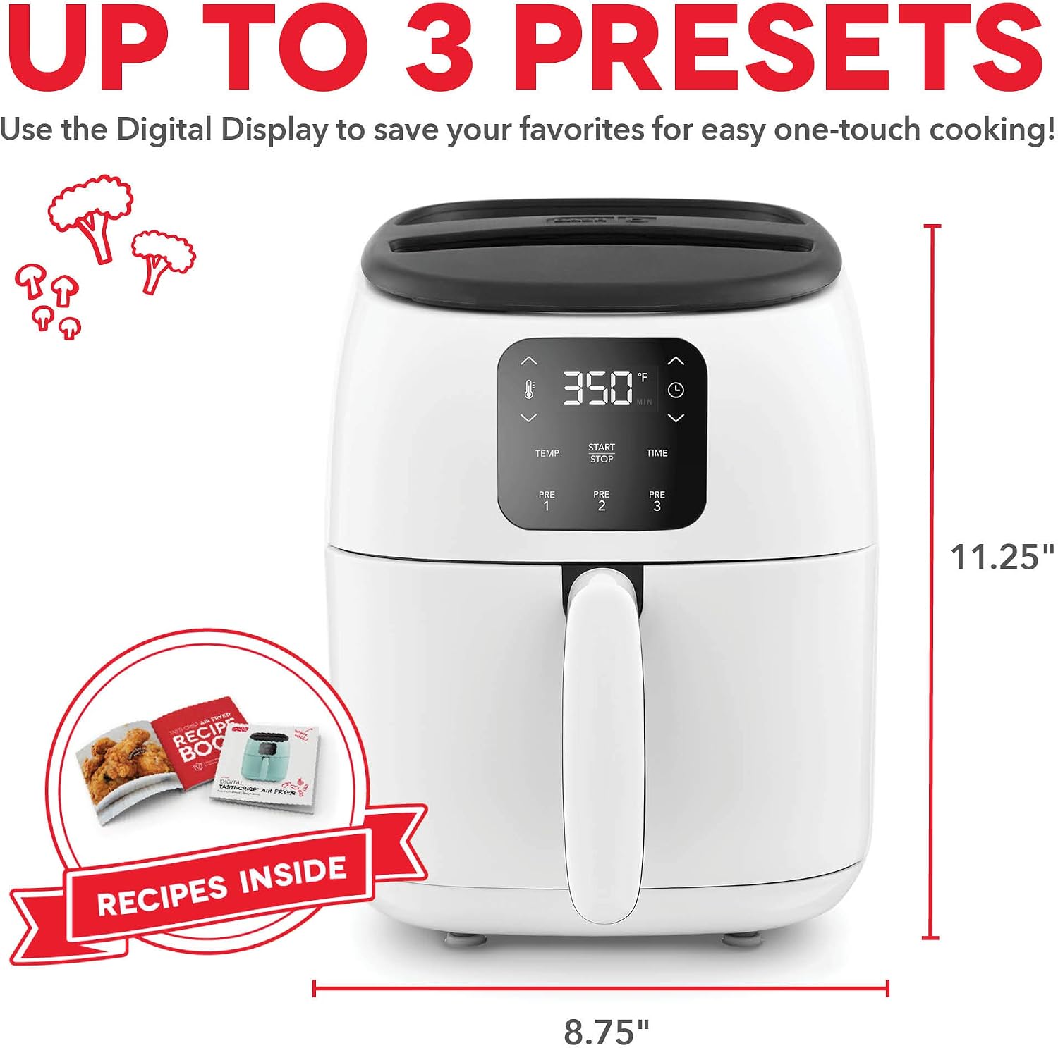 Thumbnail 5 de Dash Air Fryer, 2.6 Quart