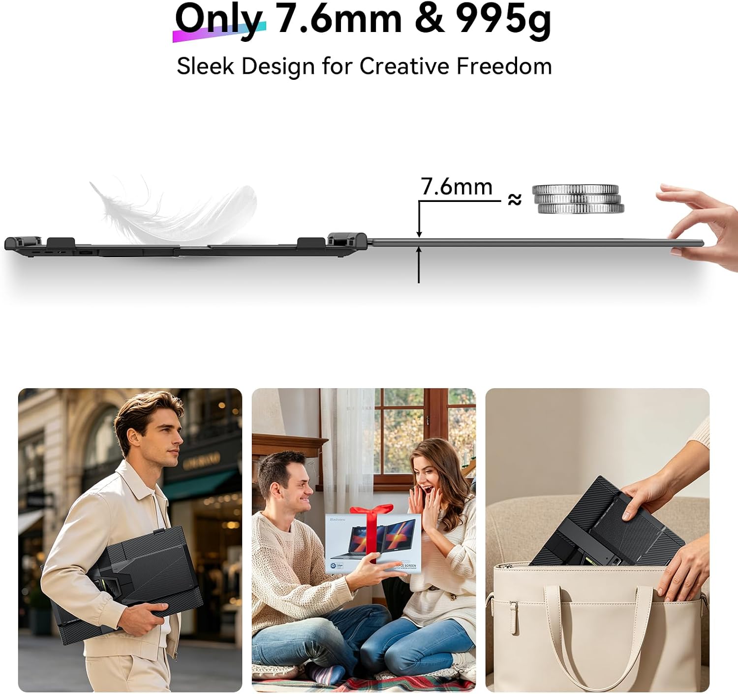 Detalle de Blackview Laptop Screen Extender 14.1-inch