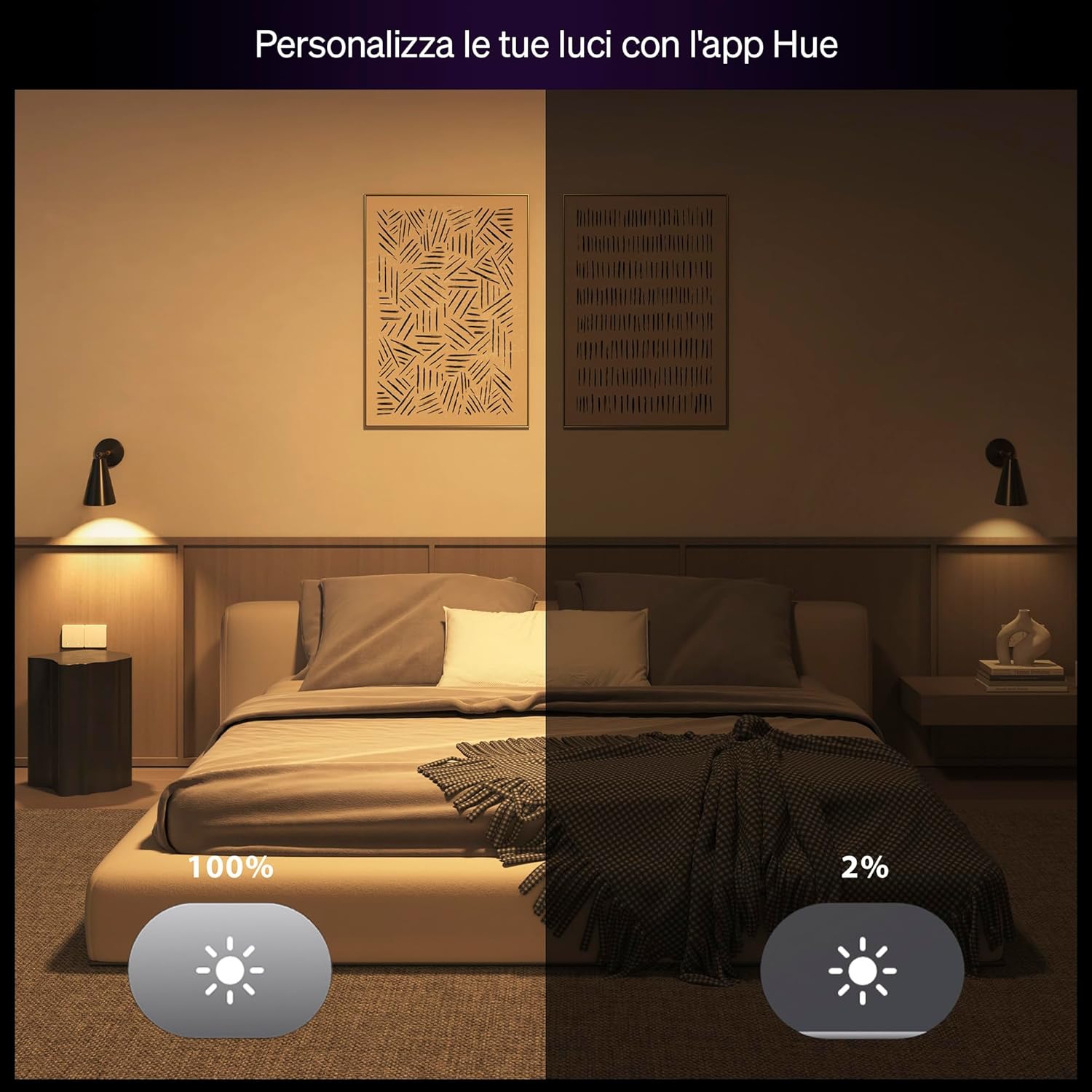 Thumbnail 3 de Philips Hue Essential Smart LED GU10 (Confezione da 4): lampadine intelligenti per colore e bianco, compatibili con Alexa, Google Assistant e Apple Home