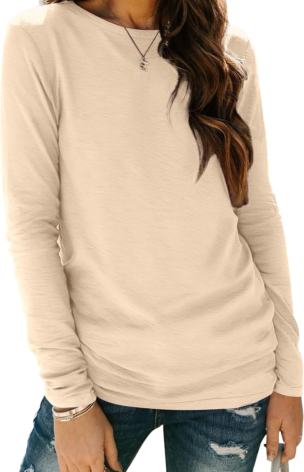 Thumbnail 6 de XIEERDUO Long Sleeve Tops for Women UK – Crew Neck Sweatshirt, Autumn Stripe Edition