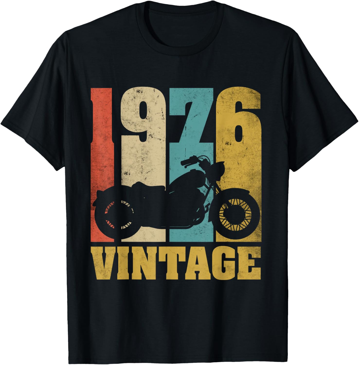 Detalle de 50 Compleanno Motocicletta Vintage 1976 Maglietta