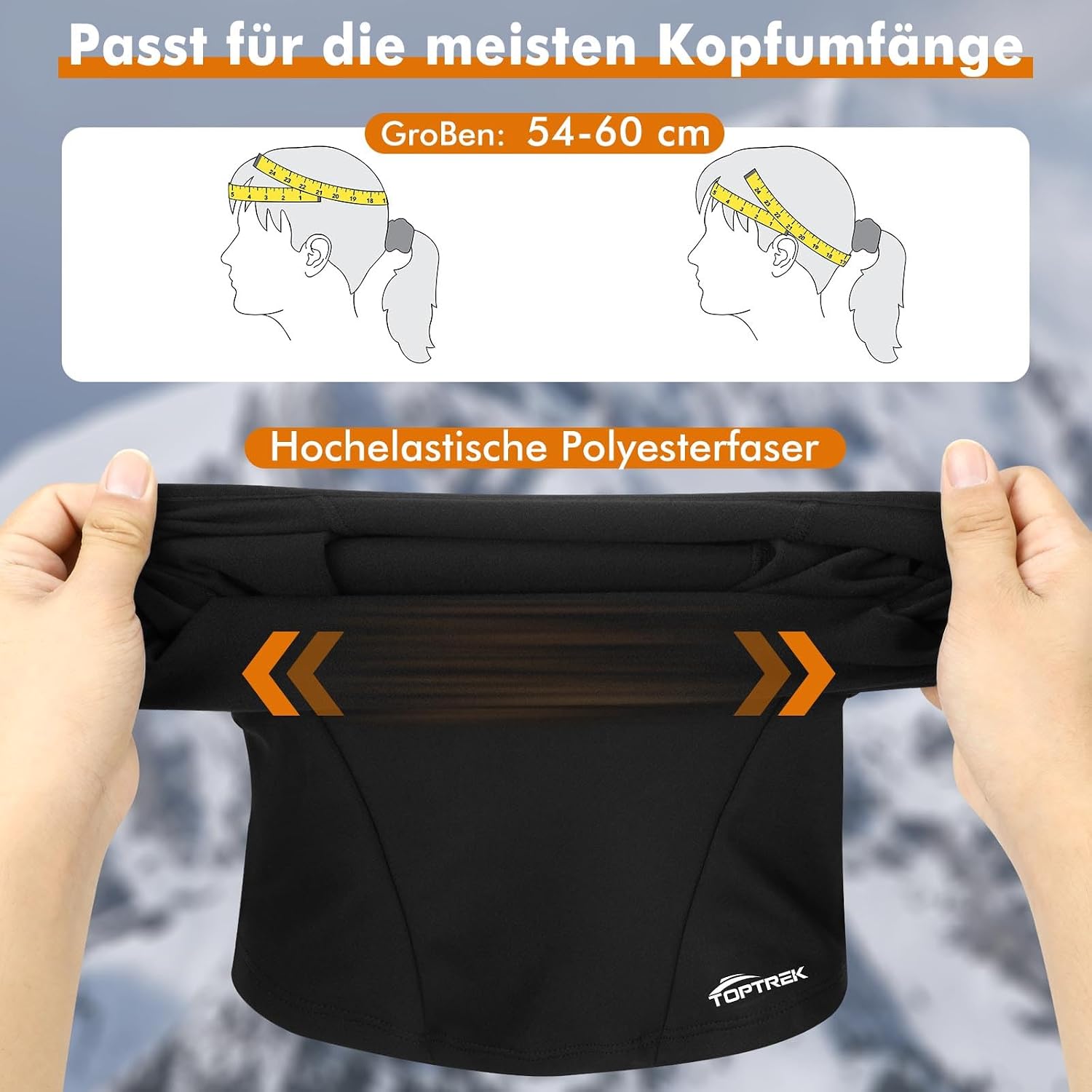 Thumbnail 5 de toptrek Sturmhaube Winter Balaclava – winddicht, atmungsaktiv
