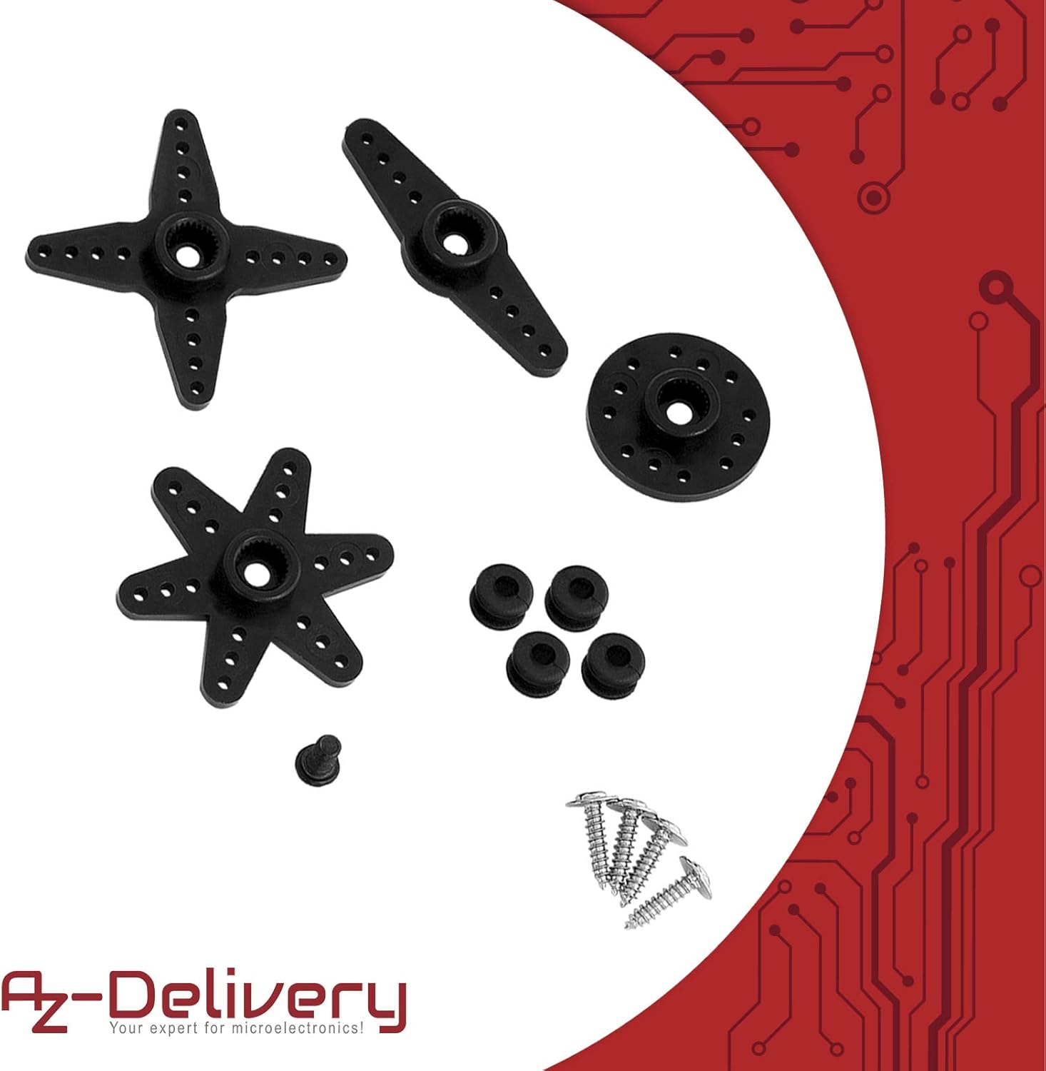 Thumbnail 5 de Micro servomotore digitale MG995 per elicotteri RC, robot e progetti Arduino (con e-book)