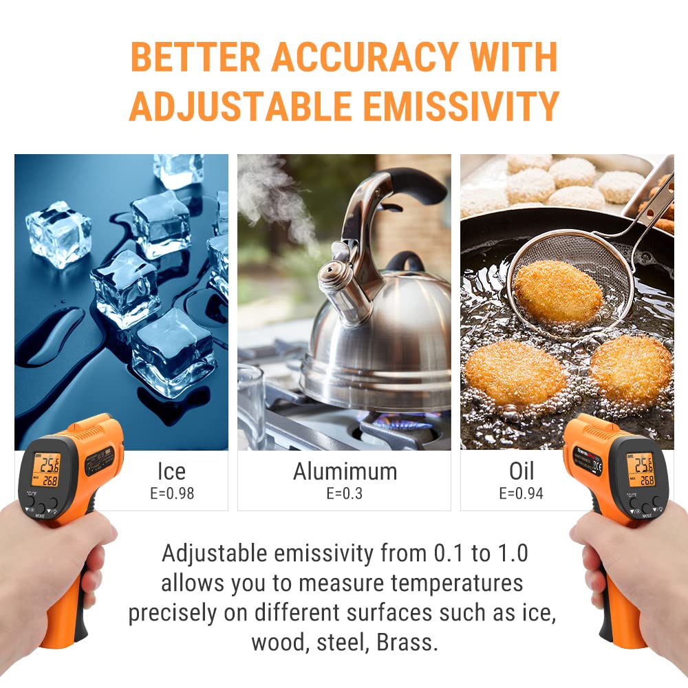 Thumbnail 2 de ThermoPro TP30 infrared thermometer 550°C