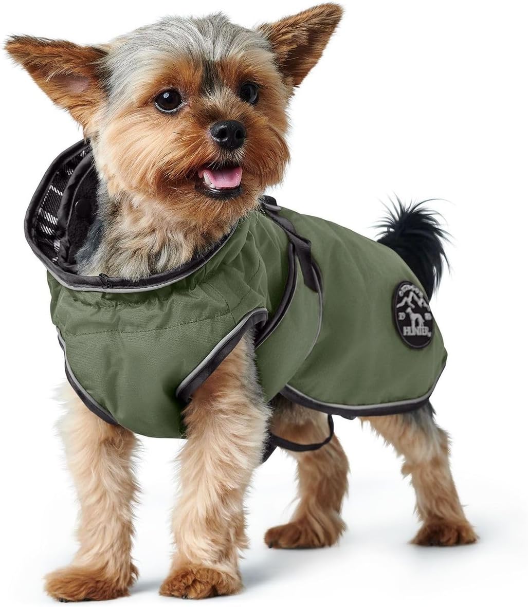 Thumbnail 3 de Hunter Hundemantel Uppsala Khaki – 2in1 Design, reflektierend, Größe 25