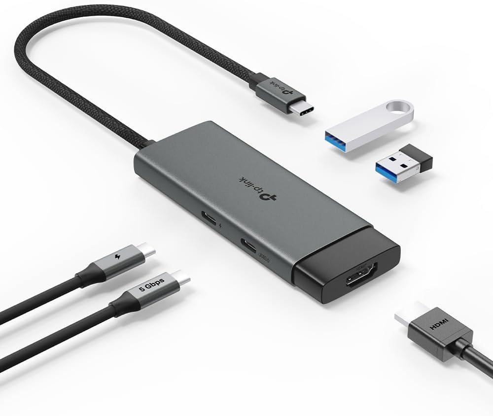 Thumbnail 6 de TP-Link UH3020C USB-C 3ポートハブ、4K@60Hz HDMI・100W給電・アルミボディ