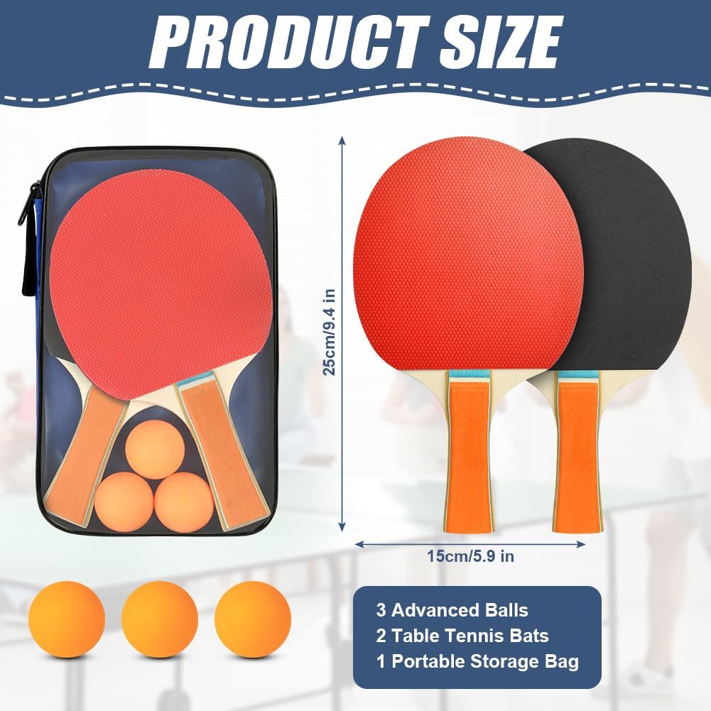 Thumbnail 1 de flintronic Raqueta de tenis de mesa Set portátil para (Ping Pong)