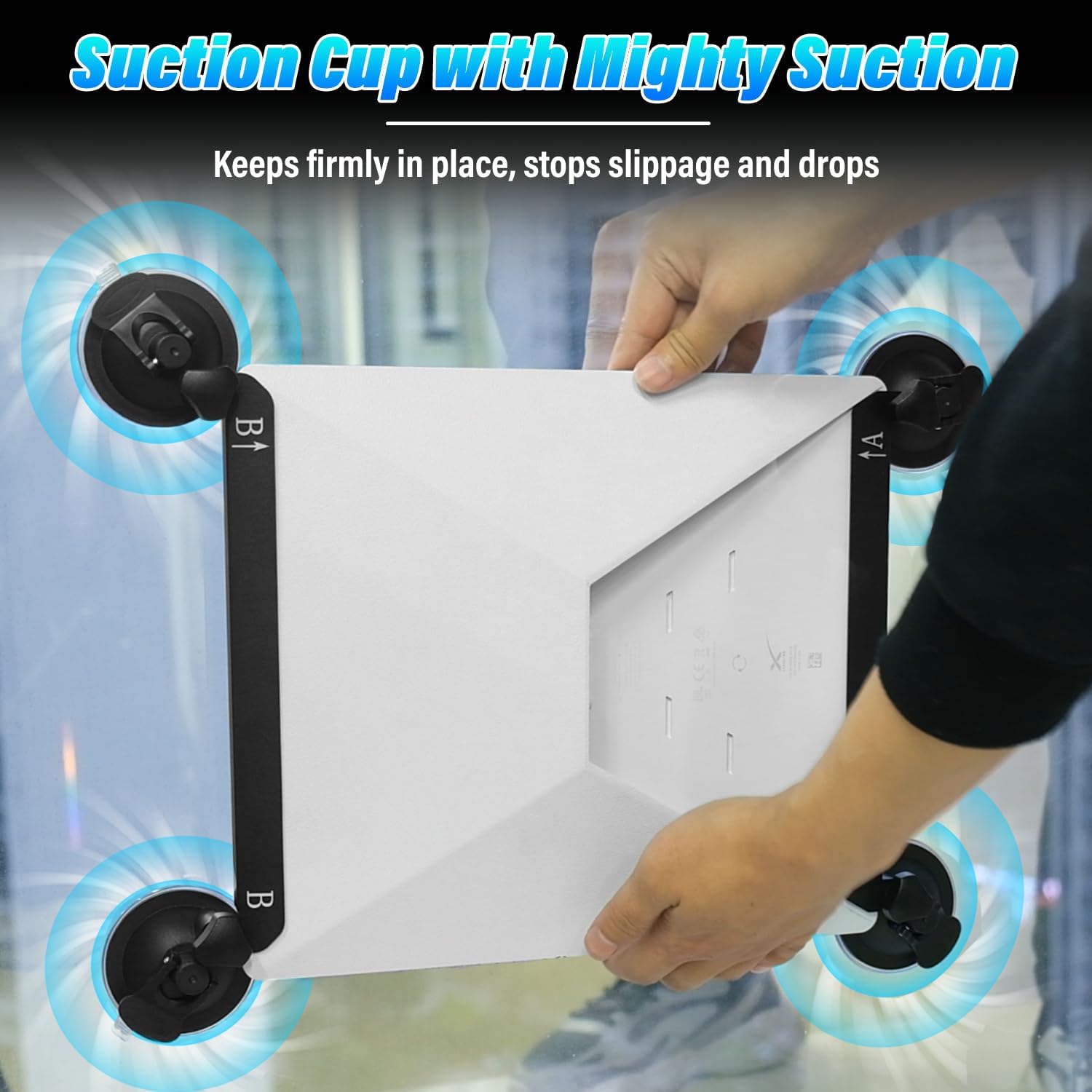 Detalle 2 de Starlink Mini Saugnapfhalterung 2 austauschbare Saugnäpfe