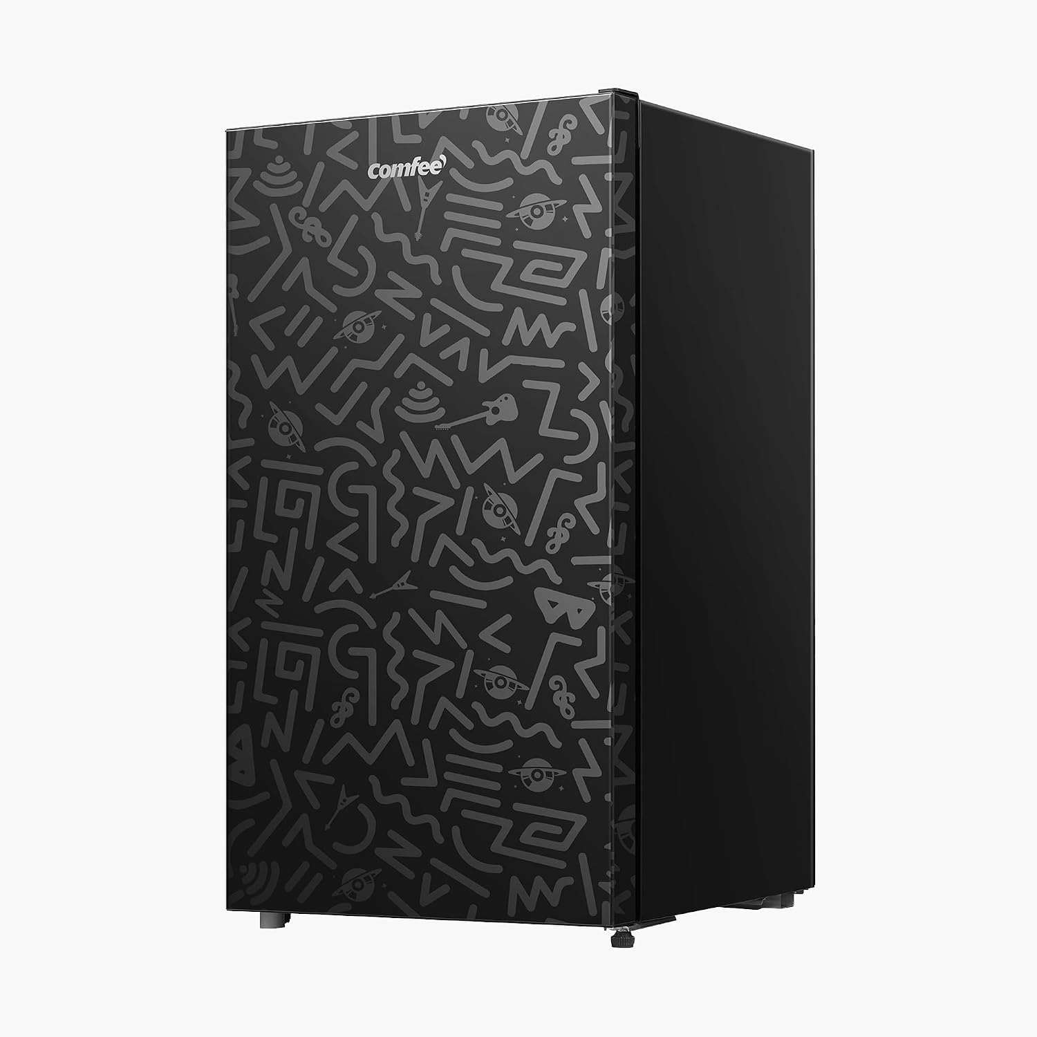 Detalle de Comfee RCD92BF2EUY(E): Refrigerador compacto de 88 L para espacios pequeños