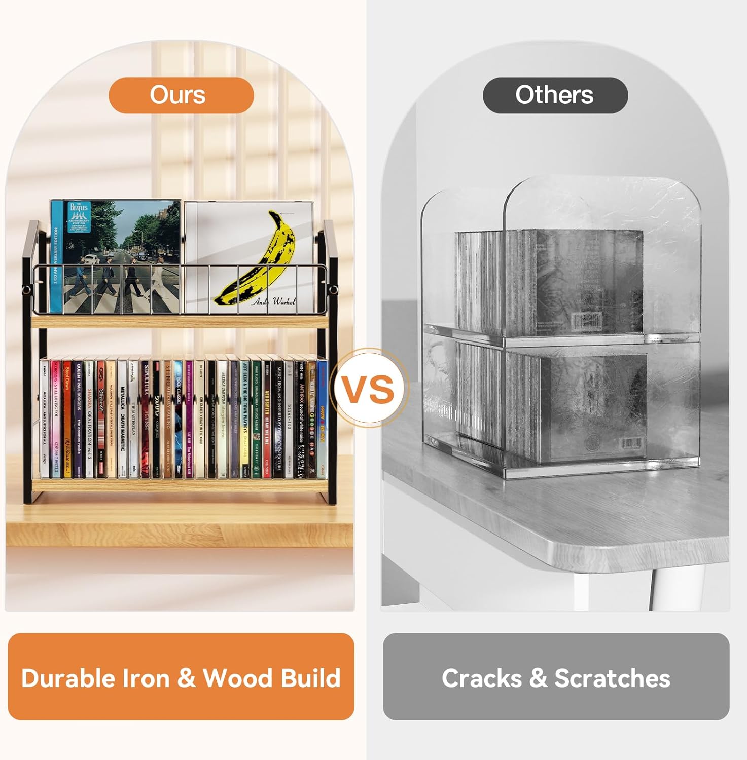 Thumbnail 6 de PAPAGIFTREE CD rack holds 60