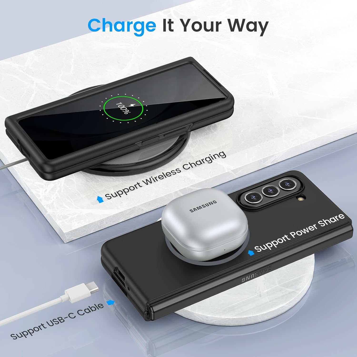 Thumbnail 4 de Ruky Z Fold 5 Magnetic Case 5G