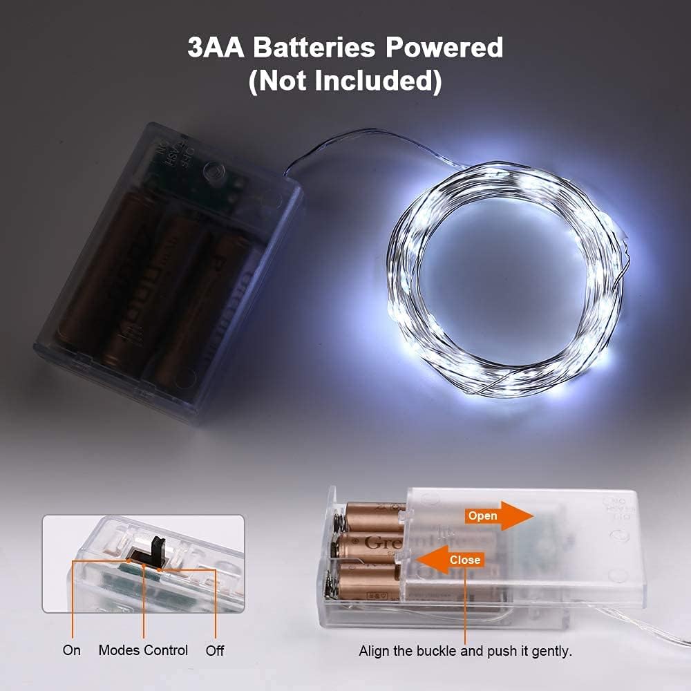 Thumbnail 3 de BrizLabs Guirnalda de Luces 2 x 60 LED